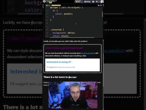 You can scope styles with vanilla CSS now